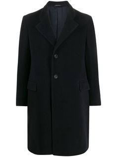 Giorgio Armani однобортное пальто узкого кроя