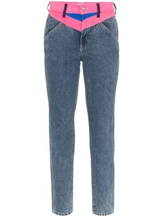 Jordache прямые джинсы с контрастными вставками