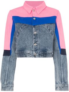 Jordache джинсовая куртка с контрастными вставками