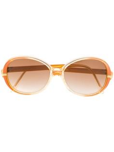 Balenciaga Pre-Owned круглые солнцезащитные очки 1970-х годов с эффектом градиента