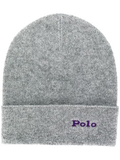 Polo Ralph Lauren кашемировая шапка бини в рубчик