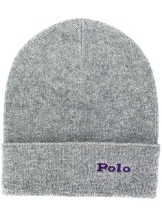Polo Ralph Lauren кашемировая шапка бини в рубчик