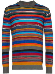 Missoni кашемировый джемпер в полоску