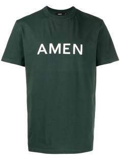 Amen футболка с круглым вырезом и логотипом