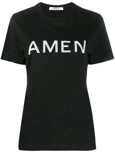 Amen футболка с логотипом