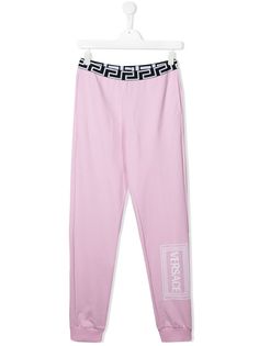 Young Versace спортивные брюки с логотипом