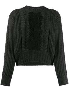 See by Chloé джемпер со вставками