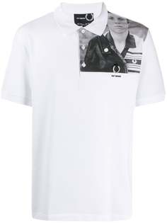 Raf Simons X Fred Perry рубашка-поло с принтом