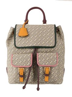 Tory Burch жаккардовый рюкзак Perry с клапаном