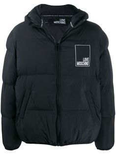 Love Moschino пуховик с логотипом