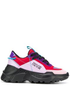 Versace Jeans Couture высокие кроссовки в стиле колор-блок