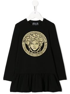 Young Versace платье с логотипом Medusa