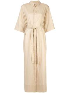 Matteau классическое длинное платье-рубашка