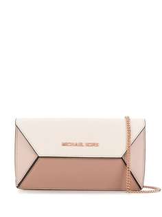 Michael Kors Prism colour-block clutch