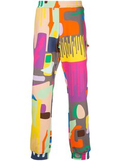 Walter Van Beirendonck All Over Drip track pants