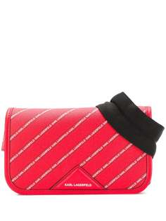Karl Lagerfeld поясная сумка K/Stripe с логотипом