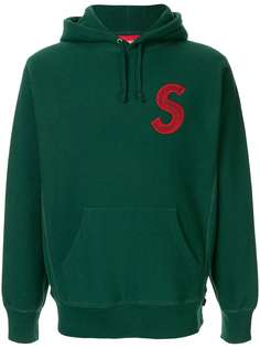 Supreme толстовка с капюшоном и логотипом