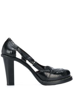 Prada Pre-Owned туфли 2000-х годов с вырезными деталями