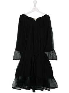 Twin-Set Kids ярусное платье в горох