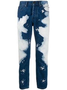 Calvin Klein Jeans Est. 1978 джинсы Random Bleach кроя слим