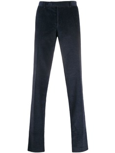 Canali вельветовые брюки чинос прямого кроя