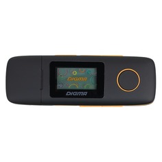 MP3 плеер Digma U3 flash 4ГБ черный/оранжевый