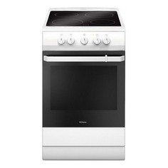 Электрическая плита Hansa FCCW53019, стеклокерамика, белый