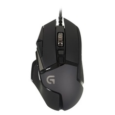 Мыши Мышь LOGITECH G502 RGB Proteus Spectrum, игровая, оптическая, проводная, USB, черный [910-004617]