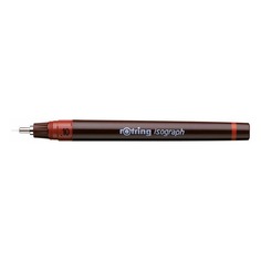 Изограф ROTRING 0.1мм, съемный пишущий узел/заправка тушь [1903394]