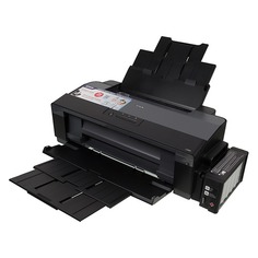 Принтер струйный Epson L1300 цветной, цвет: черный [c11cd81402 ]