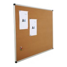Доска пробковая Rocada 6204 пробковая 90x120см алюминиевая рама