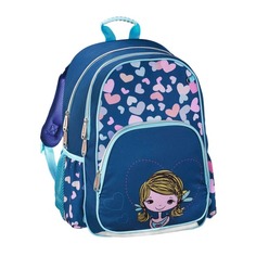 Школьные ранцы, рюкзаки, сумки Рюкзак Hama Lovely Girl синий/голубой