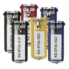 Упаковка брелков для ключей Durable 1957-00, ассорти 12 шт./кор.