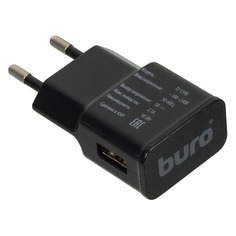 Сетевое зарядное устройство Buro TJ-159b, USB-A, 2.1A, черный