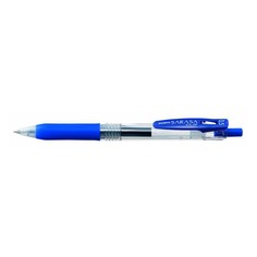 Ручка гелев. Zebra Sarasa Clip (14312) d=0.5мм синие автоматическая сменный стержень линия 0.3мм рез 12 шт./кор. Зебра