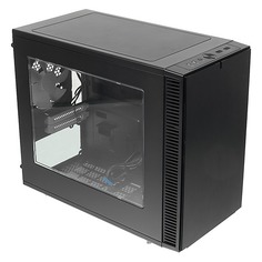 Корпус miniITX Fractal Design Define Nano S Window, Mini-Tower, без БП, черный [fd-ca-def-nano-s-bk-w]