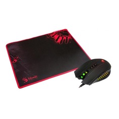 Мышь A4TECH Bloody Q8181S, игровая, оптическая, проводная, USB, черный