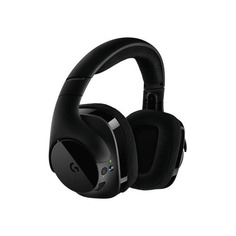 Гарнитура игровая Logitech G533, для ПК и игровых консолей, мониторные, радио, черный [981-000634]