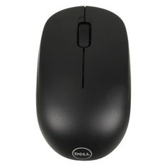 Мышь DELL WM126, оптическая, беспроводная, USB, черный [570-aamh]