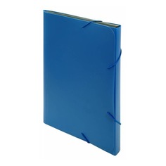 Упаковка портфелей БЮРОКРАТ -BPR6BLUE, 6 отд., A4, пластик, 0.7мм, синий 18 шт./кор.