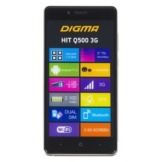 Смартфон DIGMA HIT Q500 3G, золотистый