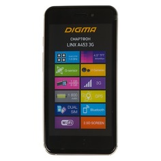 Мобильные телефоны Смартфон DIGMA A453 3G Linx, золотистый