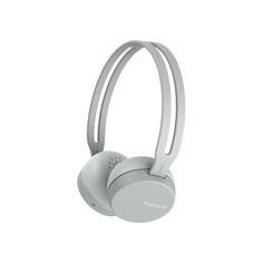 Наушники с микрофоном SONY WH-CH400, Bluetooth, накладные, серый [whch400h.e]