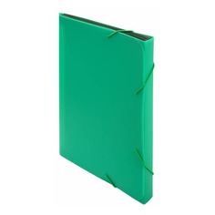 Упаковка портфелей БЮРОКРАТ -BPR6GRN, 6 отд., A4, пластик, 0.7мм, зеленый 18 шт./кор.