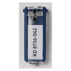 Упаковка брелков для ключей DURABLE синий [1957-07] 12 шт./кор.