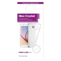 Чехол (клип-кейс) REDLINE iBox Crystal, для Samsung Galaxy A8, прозрачный [ут000014034]