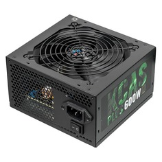 Блок питания Aerocool KCAS PLUS 600, 600Вт, 120мм, черный, retail [kcas-600w plus]