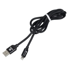 Кабель HARPER Lightning (m), USB A(m), 1.0м, черный [sch-530]