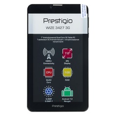 Планшет PRESTIGIO Wize 3427 3G, 1GB, 8GB, 3G, Android 7.0 темно-серый [rvpmt34273gccis]