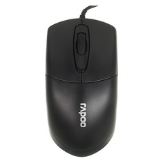 Мышь RAPOO N1050, оптическая, проводная, USB, черный